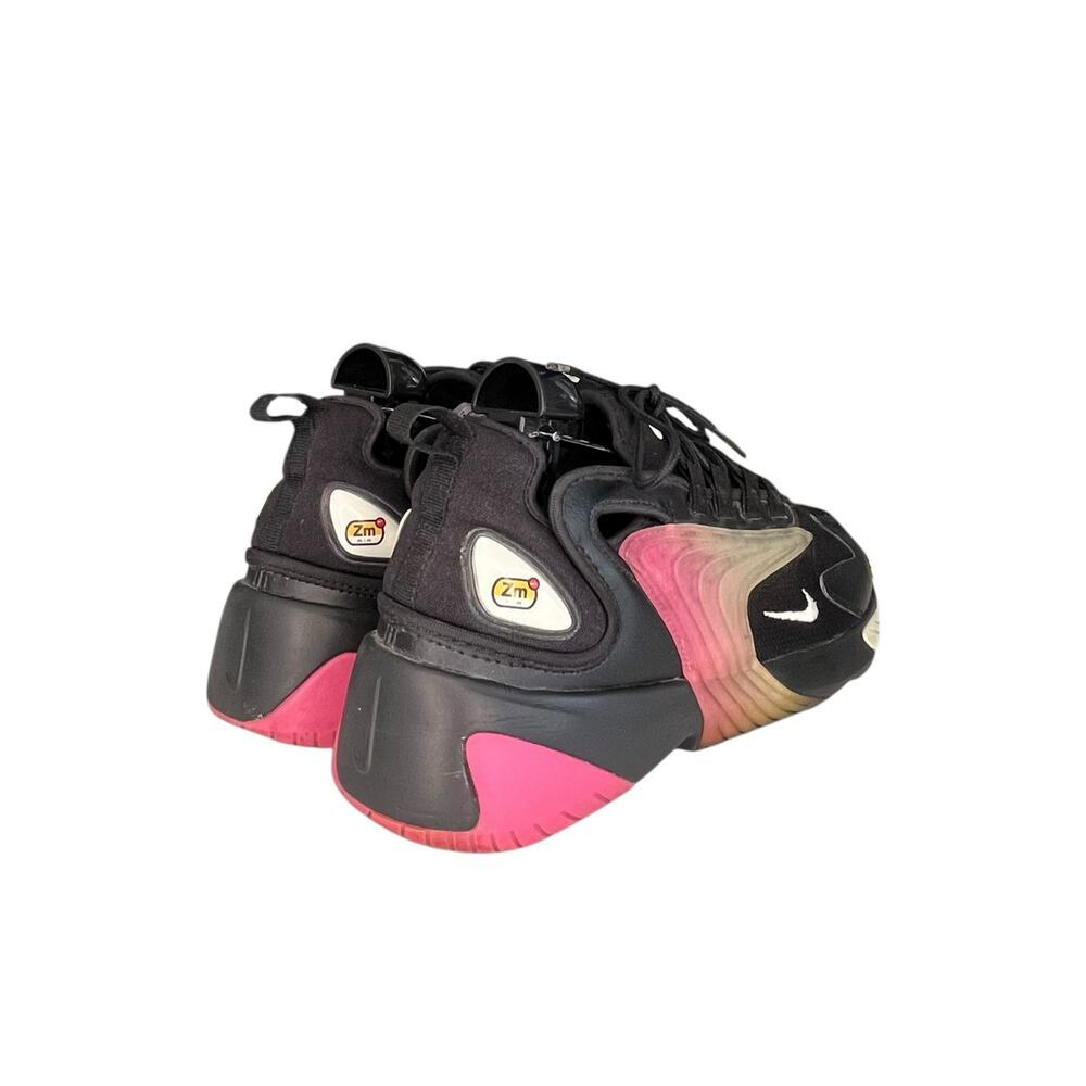 Womens Nike Air Zoom 2K Black Lace-Up Low Top Running Sneaker Shoes Size 9 - Picture 4 of 6